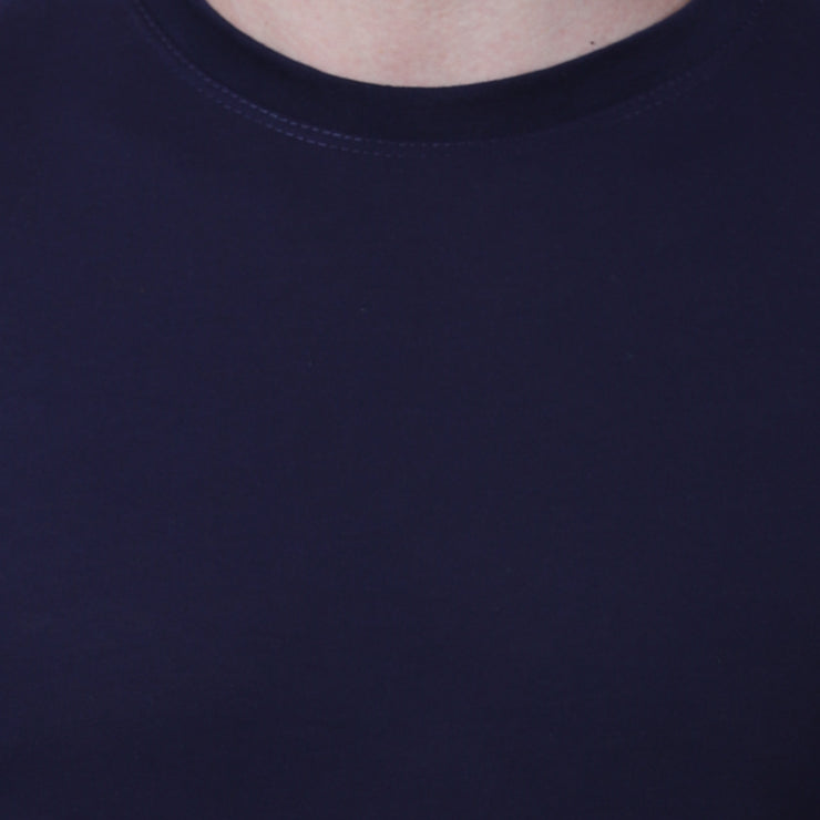 Cotton Blend Solid Full Sleeves Men's Stylish Tshirt