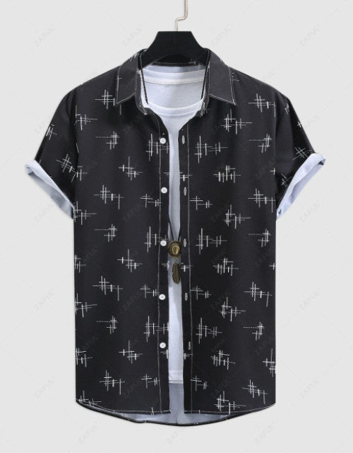 Men Regular Fit Printed Casual Shirt
