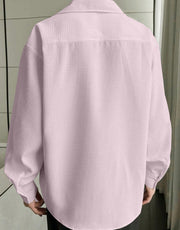 Men Regular Fit Shirt with Spread Collar