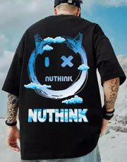 Printed Round Neck Cotton Blend T-SHIRT